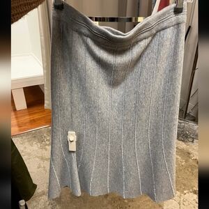 Chic Women's Gray A-Line Skirt